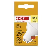LED žiarovka Basic MR16 / GU10 / 2,9 W (25 W) / 250 lm / teplá biela (4)