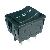 Přepínač kolébkový 3pol./6pin ON-OFF-ON 250V/15A černý