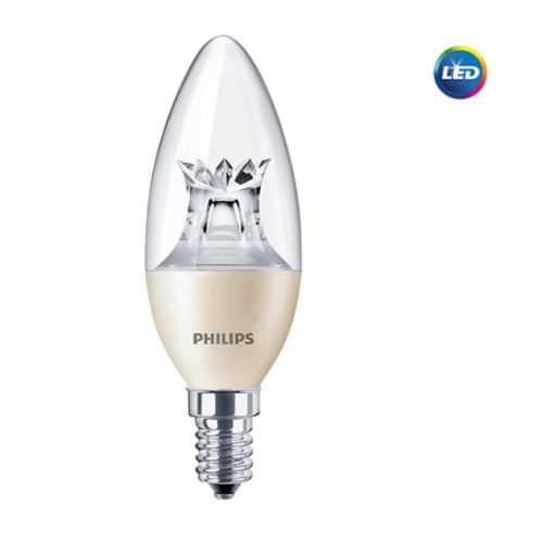 LED žárovka E14 8,0W 2200-2700K 806lm MASTER DimTone svíčka Philips