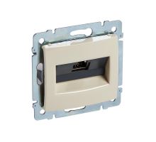 Valena zásuvka datová 1-násobná RJ 45 STP cat.6A Béžová Valena zásuvka datová 1-násobná RJ 45 STP cat.6A Béžová