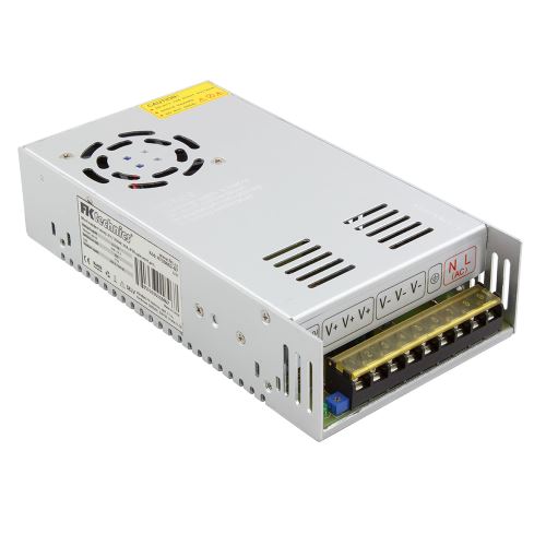 Sieťový napájací zdroj 12V / 350W, 29A, IP20, spín.vent., Pr.t.