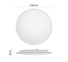 LED přisazené svítidlo, kruhové 24W, stmív. se změnou CCT (3)
