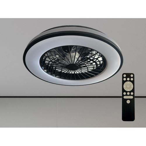LED svítidlo OPAL + stropní ventilátor + dálkový ovladač 48W - LCL6346