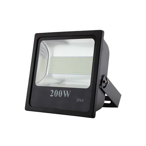 LED reflektor Slim SMD 200W černý, 5500K, 18000lm