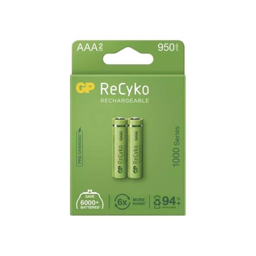 Batérie AAA (R03) nabíjacie 1,2V / 950mAh GP Recyko 2ks