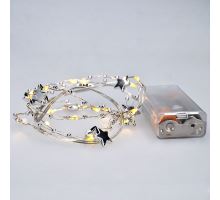 Solight LED řetěz řetízek s dekoracemi, 20LED řetěz, 1m, 2x AA, IP20 (6)