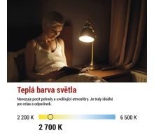LED žárovka Filament A60 / E27 / 3,8 W (60 W) / 806 lm / teplá bílá (4)