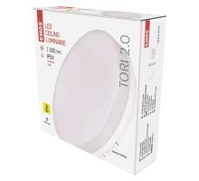 LED přisazené svítidlo TORI, kruhové bílé 15W neutrální b., IP54