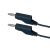 Kabel propojovací 0,35mm2/ 1m s banánky černý HADEX N536 Kabel propojovací 0,35mm2/ 1m s banánky černý HADEX N536