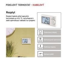 Izbový termostat EMOS P5604 (2)