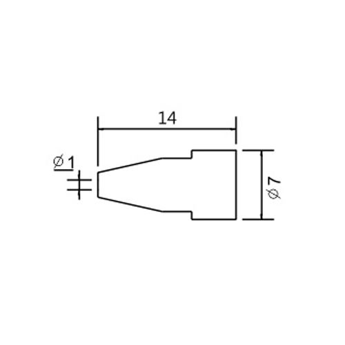 Hrot N5-6/ZD553 pr.1.0mm (ZD-8915)