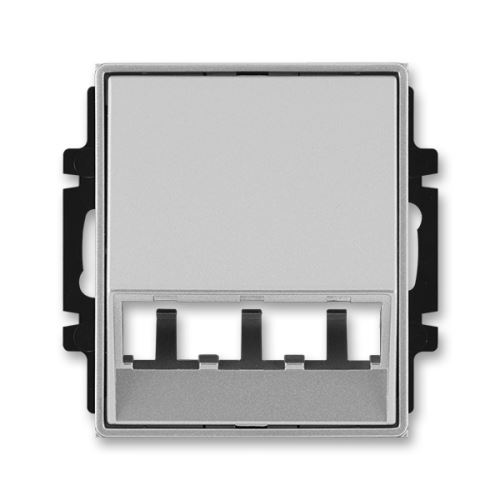 Kryt pre šikmé osvetlenie s LED alebo prvkami Panduit Mini-Com, titánová, ABB Time 5014-A00400 08