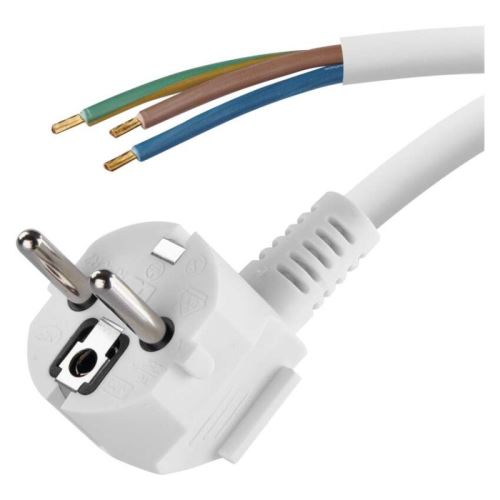 flexo šňůra 3x1 3m PVC, bílá