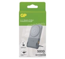 Powerbanka GP Q05B, 5 000 mAh, 20 W+Wireless, černá (5)