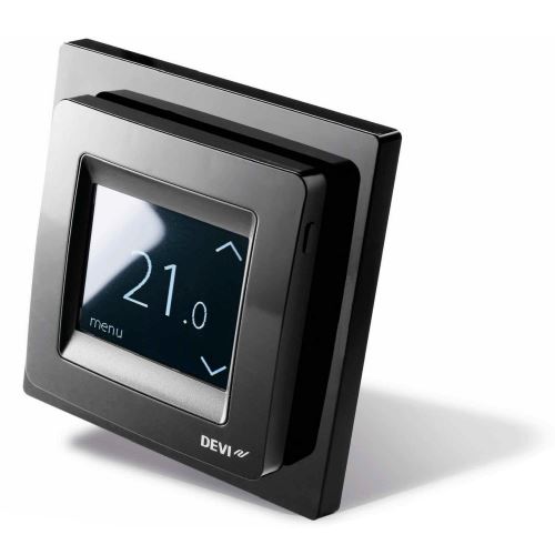 Termostat DEVIreg TOUCH s rámečkem černý