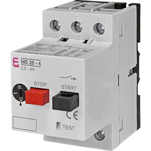 Motorový spúšťač MS25-4,0 2,5A-4,0A
ETI