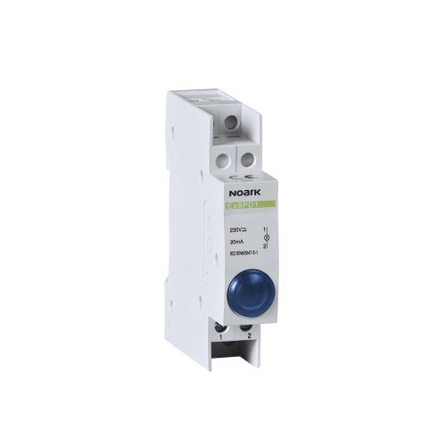 Ex9PD1b 230V AC/DC Světelné návěstí, 230V AC/DC, 1 modrá LED Noark