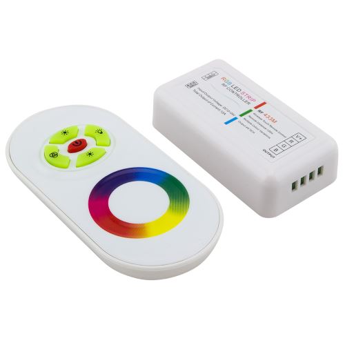 Ovladač pro RGB LED pásky s DO (RF), 3x4A, 12/24V, RING TOUCH