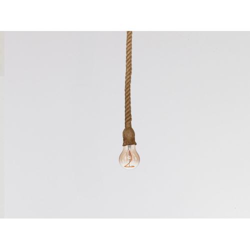 Objímka E27 / 1m / provaz - přírodní - BH671-1