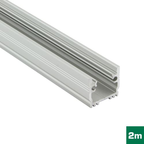 AL profil FKU48 K/U pro LED, bez plexi, 2 m, elox