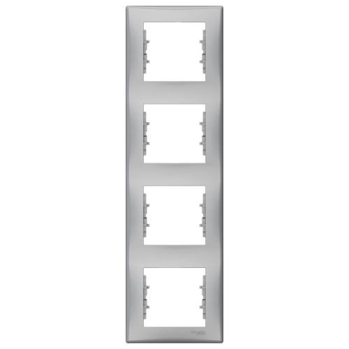 Sedna rámeček 4-násobný svislý Aluminium