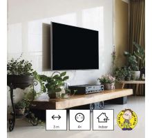 Prodlužovací kabel – 4 zásuvky, 3m, černý (5)