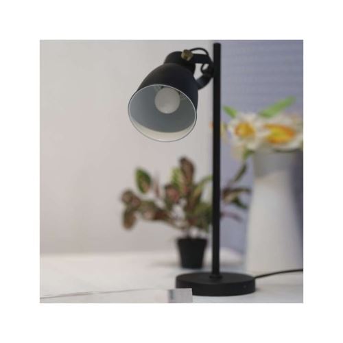 Stolní lampa JULIAN na žárovku E27, černá