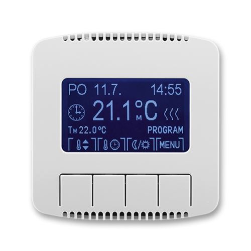 Termostat univerzální programovatelný (ovládací jednotka), šedá, ABB Tango 3292A-A10301 S