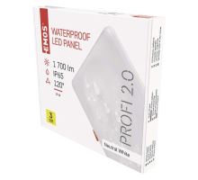 LED panel 185 × 185, zabudovateľný štvorec biely, 18W neutrálna biela