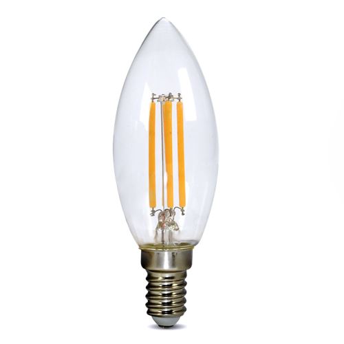 Solight LED žiarovka retro, sviečka 4W, E14, 3000K, 360 °, 440L