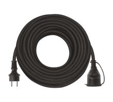 Neoprenový prodlužovací kabel spojka 25m 3x 2,5mm,černá (1)