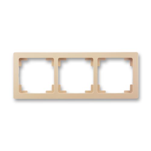 Rámeček trojnásobný (pro vodorovnou i svislou montáž), mocca, ABB Swing L 3901J-A00030 C3