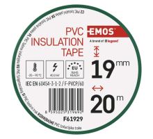 Izolačná páska PVC 19mm / 20m zelená (4)