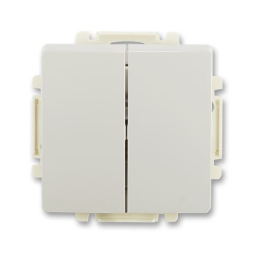 Přepínač sériový s krytem, řazení 5, světle šedá, ABB Swing / Swing L 3557G-A05340 S1