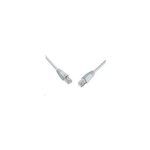 Patch kabel CAT5E SFTP PVC 1m šedý snag-proof C5E-315GY-1MB