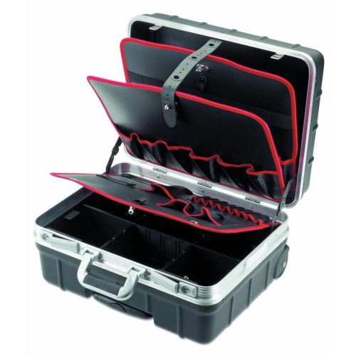 CIMCO 170932  Plastový kufr CHAMPION s kolečky černý 375x485x250 mm