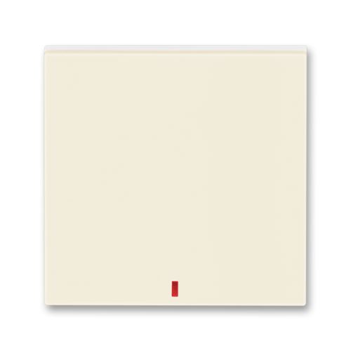 Kryt jednoduchý s červeným priezorom, slonová kosť / biela, ABB Levit 3559H-A00655 17