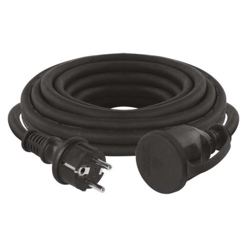 Neoprenový prodlužovací kabel spojka 5m 3x 1,5mm, černá