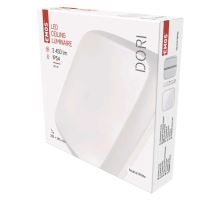 LED prisadené svietidlo Dori, štvorec 24W neutrálna biela IP54