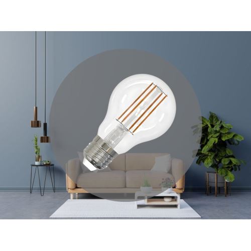 LED žiarovka / filament 7,5W - A60 / E27 / 3000K - ZLF512D