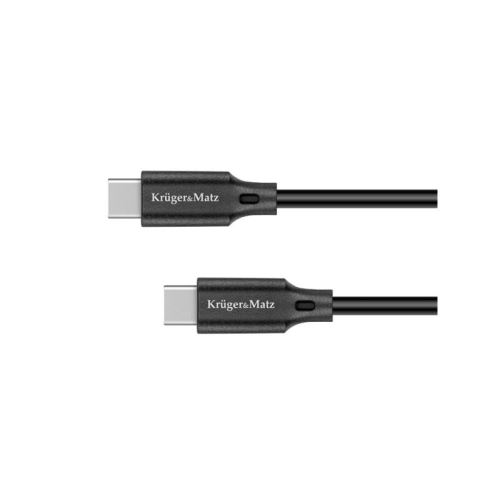 Kabel KRUGER & MATZ KM1260 Basic USB/USB-C 1m Black