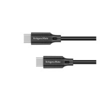 Kábel KRUGER & MATZ KM1260 Basic USB C - USB C 1m Kábel KRUGER & MATZ KM1260 Basic USB C - USB C 1m
