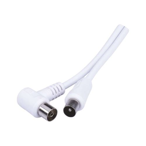Anténní koaxiální kabel stíněný 10m - úhlová vidlice