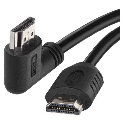 HDMI 2.0 high speed kábel A vidlica - A vidlica 90 ° 3 m