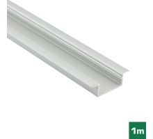 AL profil FKU14 J/S pro LED, bez plexi, 1m, elox