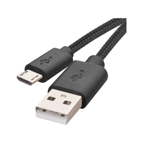 USB kábel 2.0 A / M - micro B / M 2m čierny