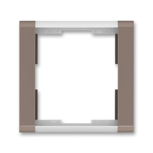 Rámeček jednonásobný, lungo/mléčná bílá, ABB Time 3901F-A00110 26