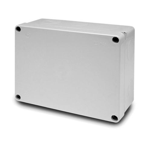 Krabice AcquaBOX 3074 IP55 235x182x95mm, plné víko, hladké boky
