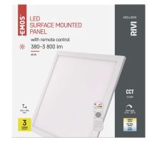 LED přisazené svítidlo EXCLUSIVE, čtvercové 40W, stmív. se změnou CCT (11)