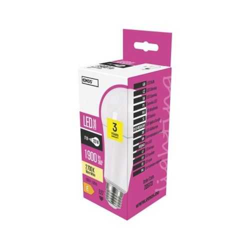 LED žárovka Classic A67 17W E27 teplá bílá